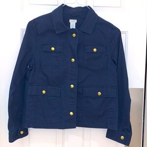 Crewcuts utility jacket coat Navy Size 14